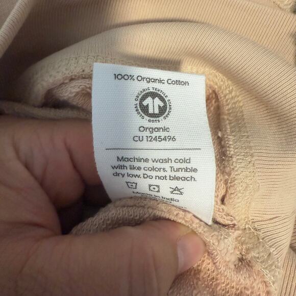 Mate Organic Lightweight Terry Raglan Set, Ros, M - Picture 4 of 6